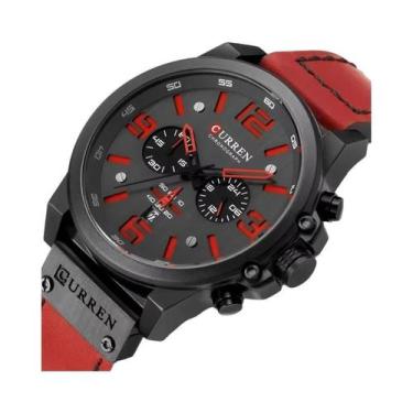 Imagem de Relógio Esportivo Luxuoso Masculino CURREN 8314 À Prova D'Água Com Cal