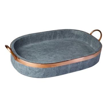 Imagem de Travessa Oval Lasanheira De Pedra Sabão M