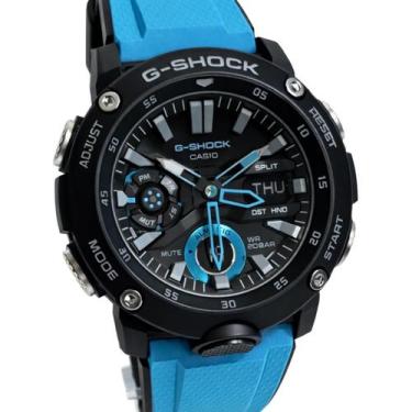Imagem de Relógio Casio Analógico e Digital G-Shock Masculino Azul GA-2000-1A2DR
