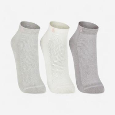 Imagem de Kit com 3 Pares Meia Curta Adulto Woman Lupo Sport, 0908, 37a40