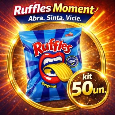 Imagem de Kit 50 Mini Ruffles Original 17g Batata Chips Elma chips, 50 unidades