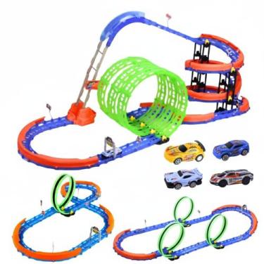 Imagem de Pista de Carrinho Com Looping 360 Luz Divertido Infantil - Castela, Pi
