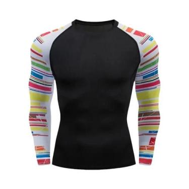 Imagem de Camiseta De Compressão Slim Fit Para Homens Cody Lundin, Roupa Para Na