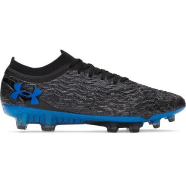 Imagem de Chuteira de Futebol Under Armour Magnetico Elite 5 Masculino, Preto, 4