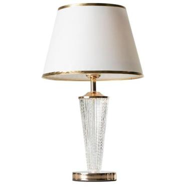 Imagem de Abajur Mesa Quarto Casal Abajur De Tomada Gold Corpo Iluminado Abajour