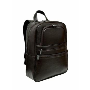 Imagem de Mochila Executiva Couro Para Notebook 15.6 Masculina Viccina, Marrom