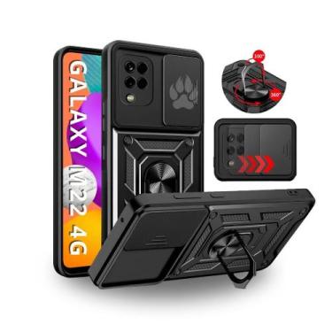 Imagem de Capa Capinha Armor Anti Choque Ring Luxo P/ Galaxy M22 4g - Champions 