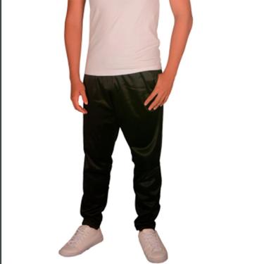 Imagem de Calça Esportiva Masculina Bicolor Tecido Brilhoso-Masculino