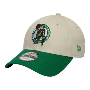 Imagem de Boné New Era Contrast Patch 940 Boston Celtics Bege-Masculino