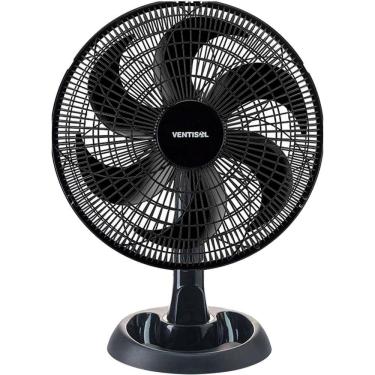 Imagem de Ventilador de Mesa Ventisol 30cm 6 Pás 3 Velocidades Preto Eco Mesa 30cm Turbo 220V