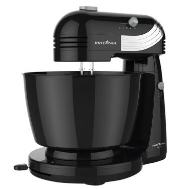 Imagem de Batedeira Convencional Britânia Black Ellegance 4L 350W 4 Velocidades Preto 110V