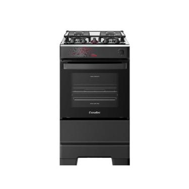 Imagem de Fogão de Piso 4 Bocas a Gás Esmaltec Ideal Master T4ITP Mesa Inox Acendimento Automátic...