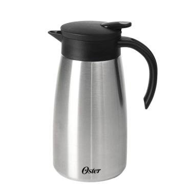 Imagem de Garrafa Térmica Oster Casselbeck 1L Aço Inox, Mantém Quente 6h, Frio 12h e Tampa com Al...