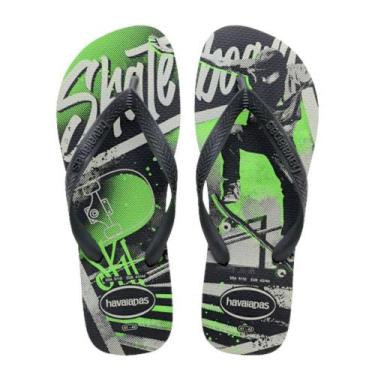 Imagem de Chinelo Masculino Havaianas REF: TOP ATHLETIC, Grafite, 41