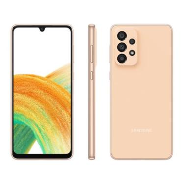 Imagem de Samsung Galaxy A33 128GB 5G - Rosé, RAM 6GB, Tela 6.4", 128GB, Rosé