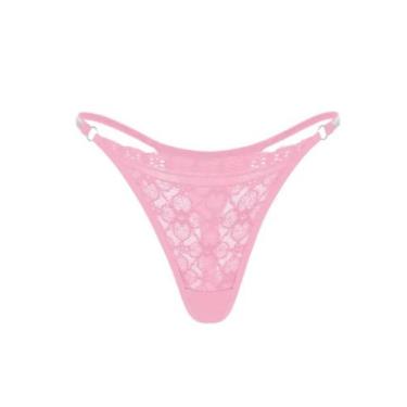 Imagem de Tanga Feminina Calcinha Fio Dental Cintura Baixa Fita Brilho - Genéric