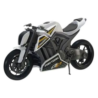 Imagem de Moto Sport De Brinquedo Pro Tork Carrinho Motocicleta - Usual Plastic 
