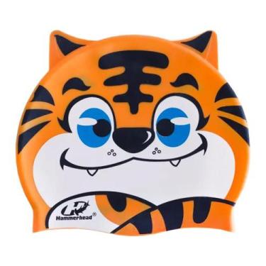 Imagem de Touca de Natação Hammerhead Silicone Animal Kids Tigre Infantil, Único