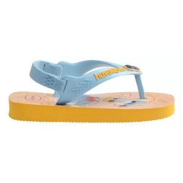 Imagem de Chinelo Havaianas Mickey Infantil, Amarelo, 19