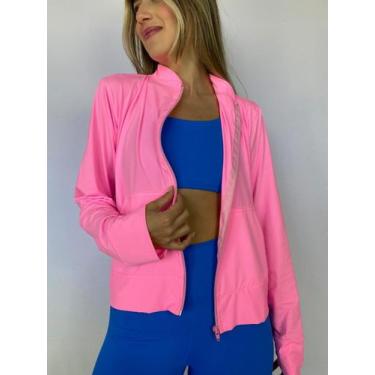 Imagem de Casaco Fitness Maiara Pink - Mimo de Renda
