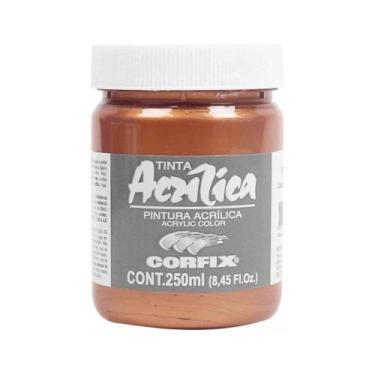 Imagem de Tinta Acrilica Metalica 250ml 142- Cobre Iridescente - CORFIX
