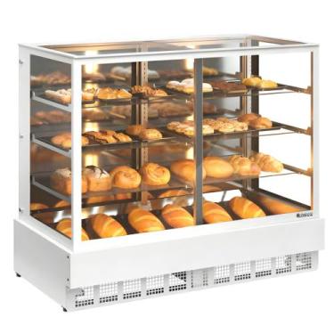 Imagem de Vitrine Neutra Mgen-150 Branco Sem Bandeja Bivolt - Gelopar