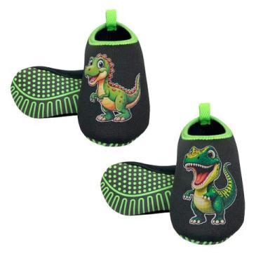 Imagem de Kit Sapatilha Infantil Antiderrapante 2 Pares Magicc S-122-123 - Magic