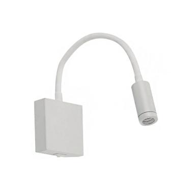 Imagem de Arandela LED Danchi com Interruptor Bivolt Luz Amarela 3000K Branco Astraled