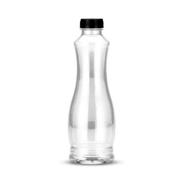 Imagem de Kit 35un Garrafa PET Plástica G3580 com Tampa Rosqueável 800ML Transparente Galvanotek