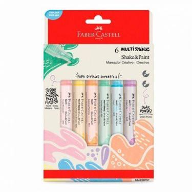 Imagem de Pincel marcador multisuperfícies Multimark Pastel 6 cores MM/ES6PSP - 