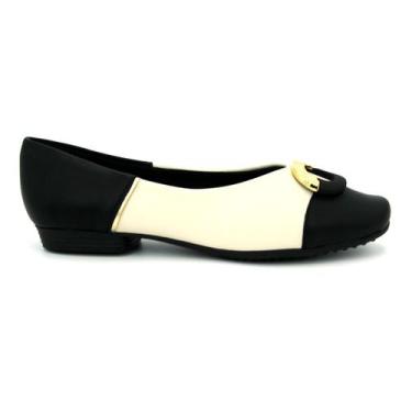 Imagem de Sapatilha Feminina Piccadilly 250234 Conforto Macia Social, 36, Off, W