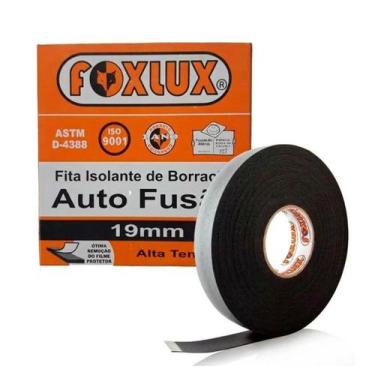 Imagem de Fita Isolante Autofusão Preta 19mm - Foxlux, Tamanho: 2m