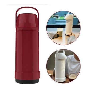 Imagem de Garrafa Térmica Bule Glt Pressão Chá Café 1l Invicta Cor -, Vermelho