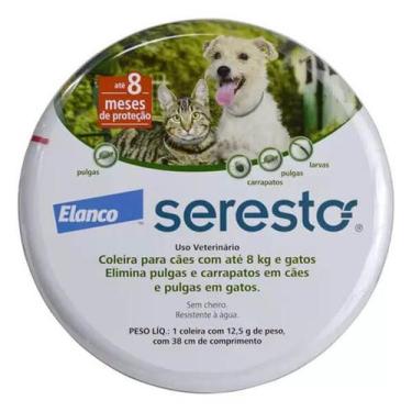 Imagem de Seresto Coleira 38cm Antipulgas e Carrapaticida para Cães e Gatos até 