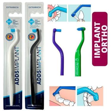 Imagem de Escova Dental Para Protese Protocolo Implante Rv Dente 2 Und