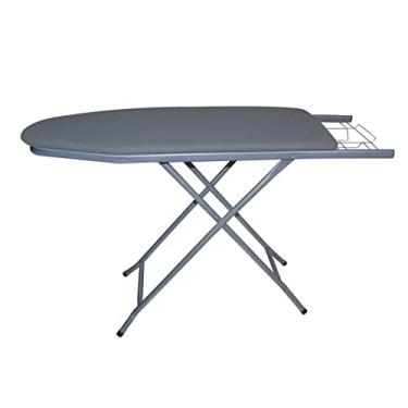 Imagem de KIT MESA DE PASSAR EXTRA FORTE C/PASSA MANGAS PRATA + UM FORRO TÉRMICO BRINDE - SOMEWAY