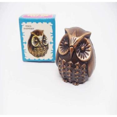 Imagem de Apontador de Metal Colecionável Modelo Coruja 619AP - Die Cast