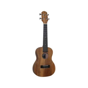 Imagem de Ukulele Concerto Acústico GUK-23 ZW com Bag Zebra Wood Marrom com Capa Preta de Náilon Giannini