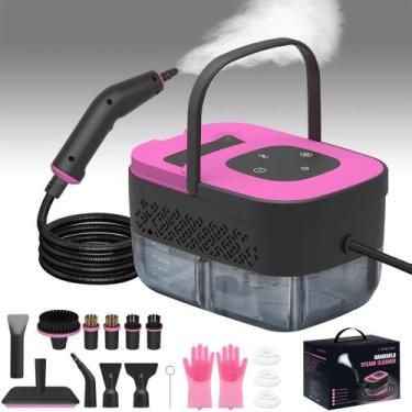 Imagem de Limpador a Vapor Portátil Coloeon com 16 Acessórios e 6 Níveis de Cont
