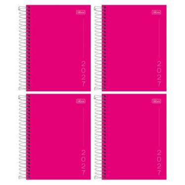 Imagem de Kit 04 Agenda 2027 Espiral Diária Pepper Executiva Capa Dura 11,7 x 16