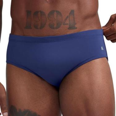 Imagem de Sunga Slim Praia Proteção UV50+ Adulto Mash 303.30, Azul escuro, G