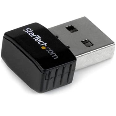 Imagem de StarTech.com Mini adaptador de rede USB 2.0 300 Mbps sem fio N - Adaptador WiFi 802.11n 2T2R - Adaptador sem fio USB - N300 Wireless NIC (USB300WN2X2C), preto