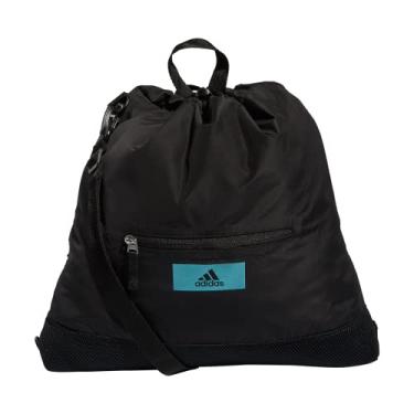 Imagem de adidas Bolsa tiracolo conversível Squad, Preto/Cromado Sombra, One Size, Bolsa tiracolo conversível Squad