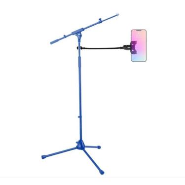 Imagem de Suporte/Clamp Universal P/Celular Em Pedestal De Microfone