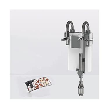 Imagem de ZTBH Bomba de circulação filtro de tanque de peixes aquário, filtro de cachoeira, filtro de circulação pequeno montado na parede durável (cor : XBL-500 (500g))