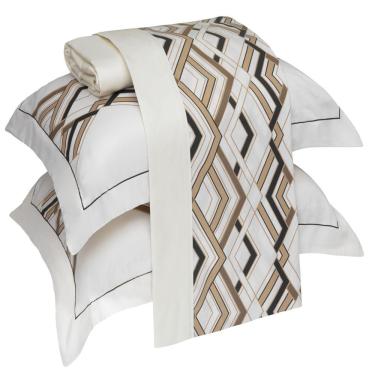 Imagem de Jogo de Cama Queen Kacyumara Satinee Damen 4 Peças 300 Fios