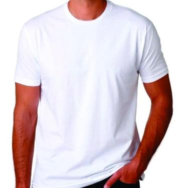 Imagem de Camiseta Branca Adulto Malha 100% Poliester P - C&M Bordados