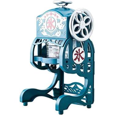 Imagem de KRASS Máquina de gelo elétrica raspada para casa pequena máquina de fazer cone de neve comercial retrô operação silenciosa, Collector88