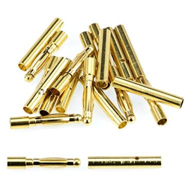 Imagem de Apex RC Products Conectores de bala banhados a ouro macho/fêmea de 2,0 mm - 10 pares #1100