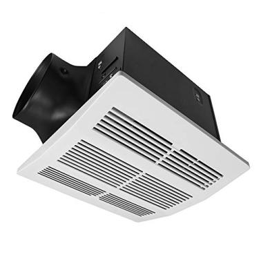 Imagem de BV Exaustor de banheiro 200CFM - 2.0 sones, coleira de duto de 15 cm, salas de até 200 pés quadrados | Ventilador, aço inoxidável - Ultra-silencioso e HVI 2100